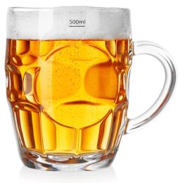 Kufel do Piwa Szklany 500 ml ORION Grube Szkło do Zmywarki