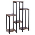 Kwietnik Stojak na Kwiaty 6-Poziomowy Kaskada Metalowy Loft VILDE 70 cm