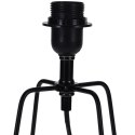 Lampa Stołowa Nocna Metalowa Czarna 21 cm VILDE do Biura i Pokoju