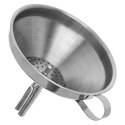 Lejek Kuchenny z Sitkiem Uchwytem Stalowy do Nalewek Kawy ORION 12,5 cm