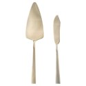 Łopatka i Nóż do Ciasta Stal Nierdzewna Złota 2 Sztuki EXCELLENT HOUSEWARE