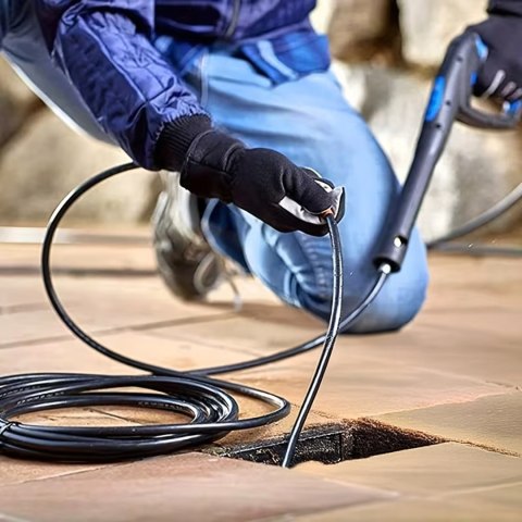 Wąż do Czyszczenia Przepychania Kanalizacji Odpływów Rur 20m Adaptery Myjek