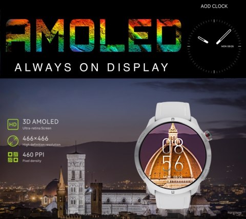 Smartwatch Damski RUBICON RNCF14 Rose Gold/White SMARUB251