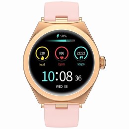 Smartwatch Gravity Różowe Złoto Różowy GT25-2