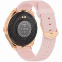 Smartwatch Gravity Różowe Złoto Różowy GT25-2