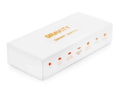 Smartwatch Gravity Różowo Złoty 2 Paski GT25-1 PRO