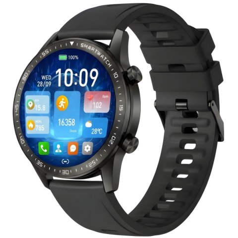 Smartwatch Gravity Czarny 2 Paski GT10-4