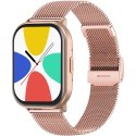 Smartwatch Gravity Różowy Pasek + Bransoleta GT43-1